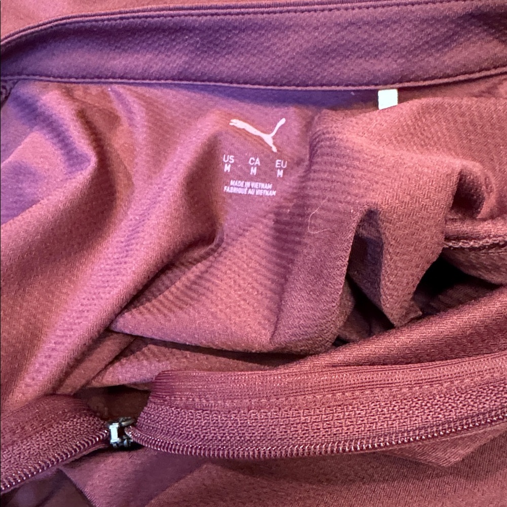 Puma active women’s outfit, small squart and medium tank. Maroon - Picture 4 of 8